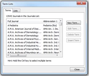 Journal Title Abbreviations: Home .